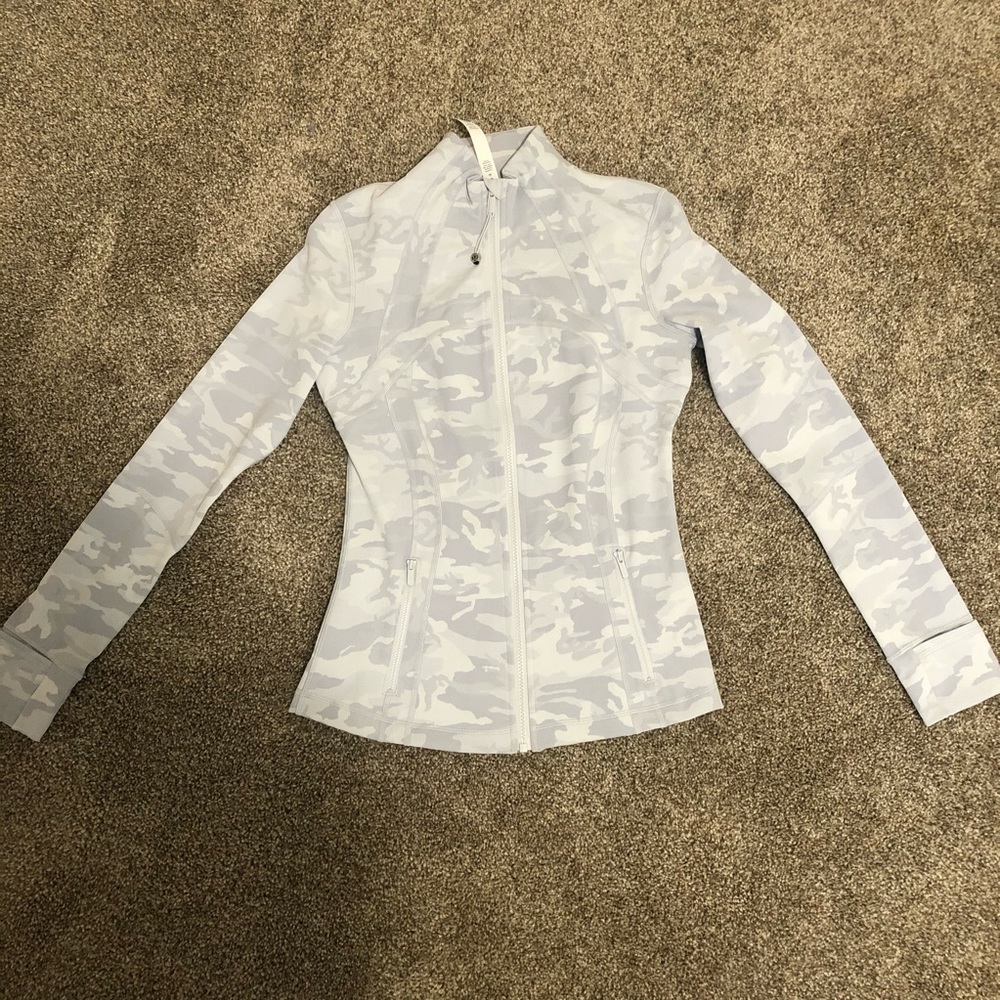 Lululemon White Camo Define Jacket